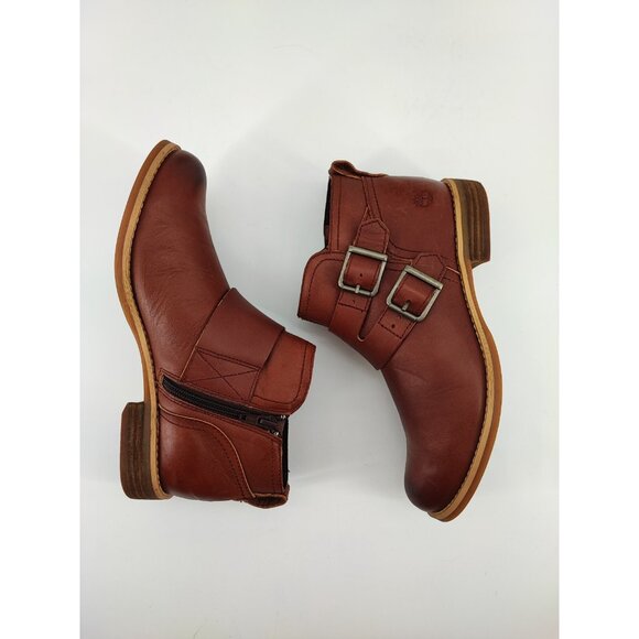 Timberland Women's Earthkeepers Savin Hill Double-Buckle Ankle Boot Size 8 US - Picture 5 of 8